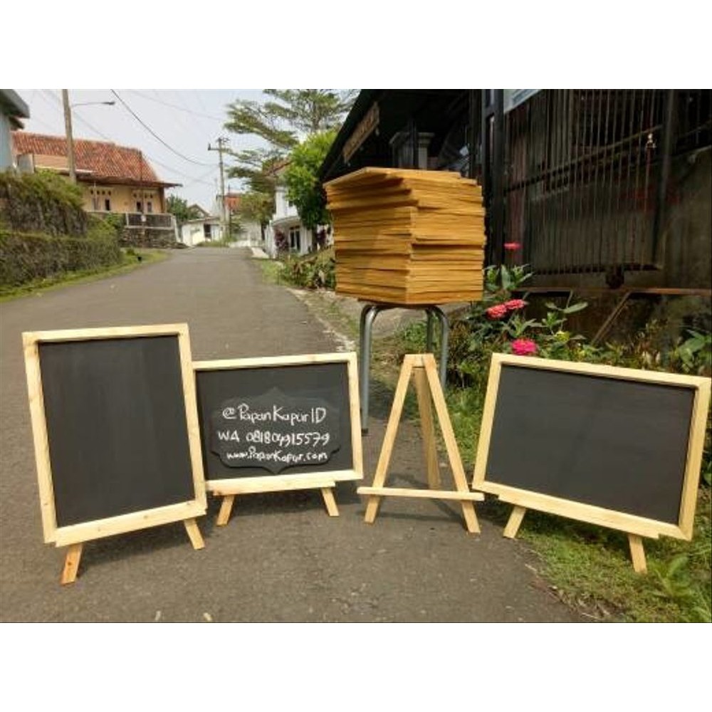 Jual Papan Tulis Kapur Black Board Blackboard 30x40 Mini Chalkboard