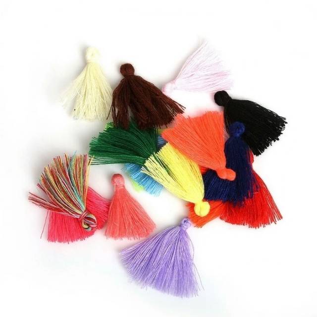 

Tassel bahan untuk membuat acecorise lainya isi 10 pcs