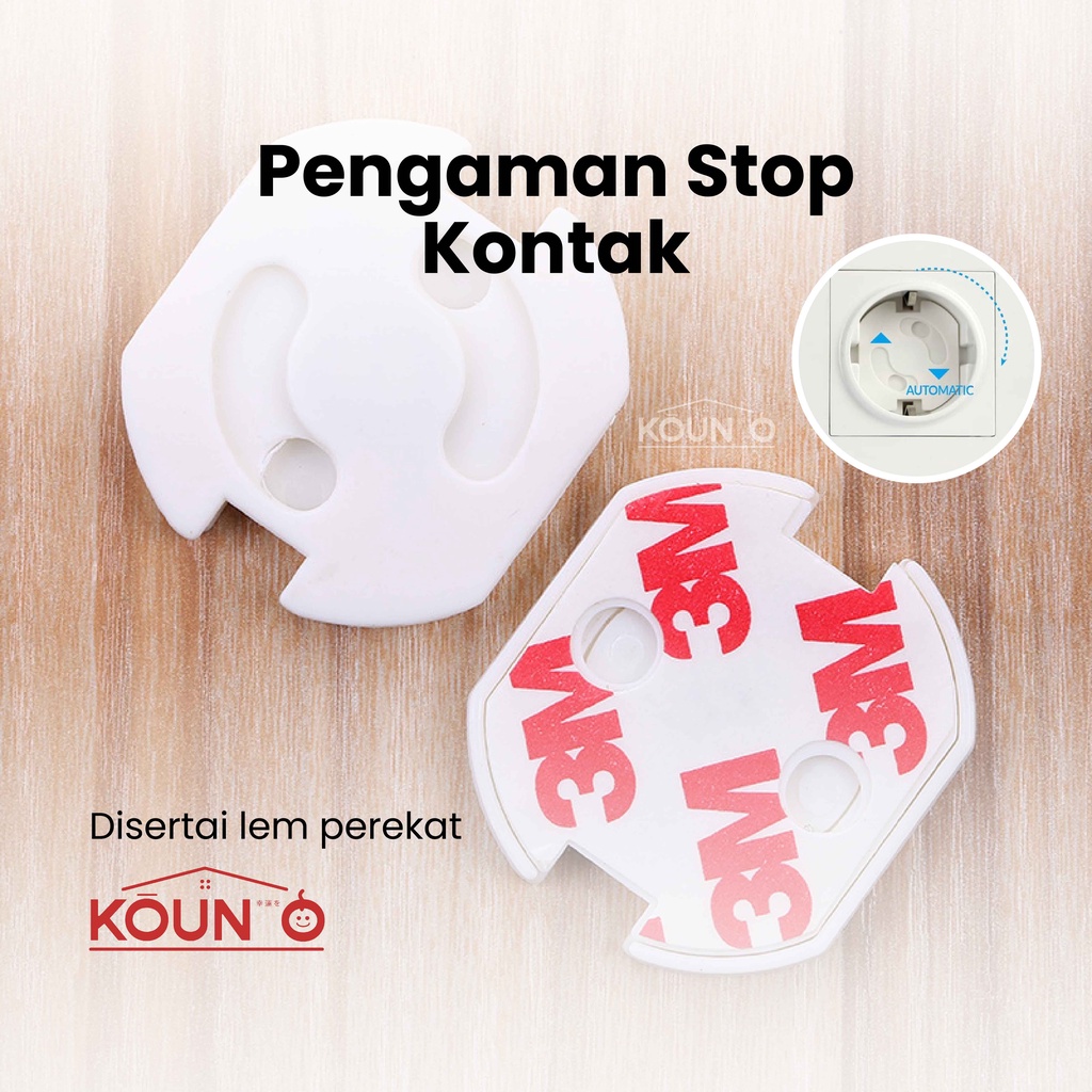 Penutup Colokan Listrik Pengaman Stop Kontak Tutup Stop Kontak Listrik Bayi Anak Pelindung Tutup Sto