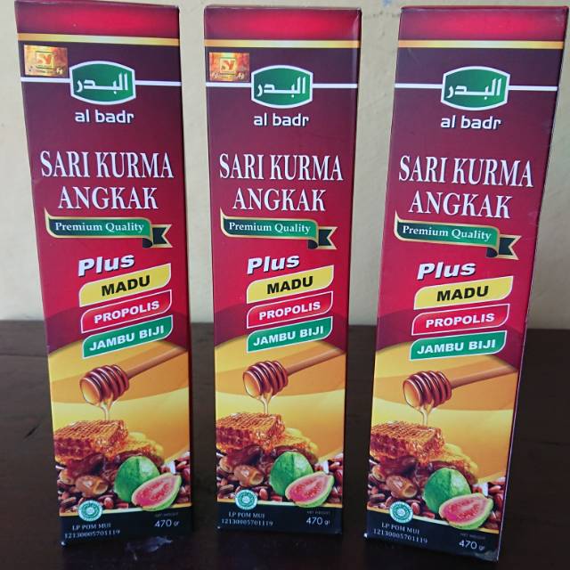 

Sari Kurma Angkak Plus Madu, Propolis dan Jambu Biji 470 gr