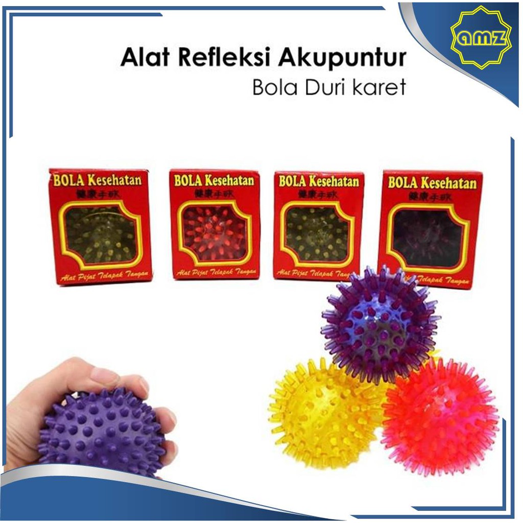Karet Bola Duri Karet Bola Pijat Tangan Refleksi Akupuntur - Pack Box