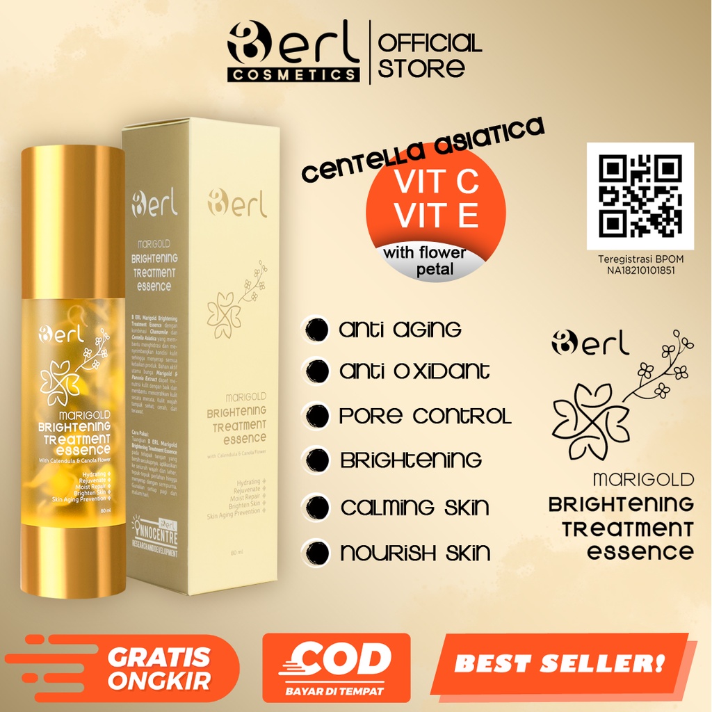 B Erl Cosmetics  skincare korea Marigold Brightening Treatment Essence