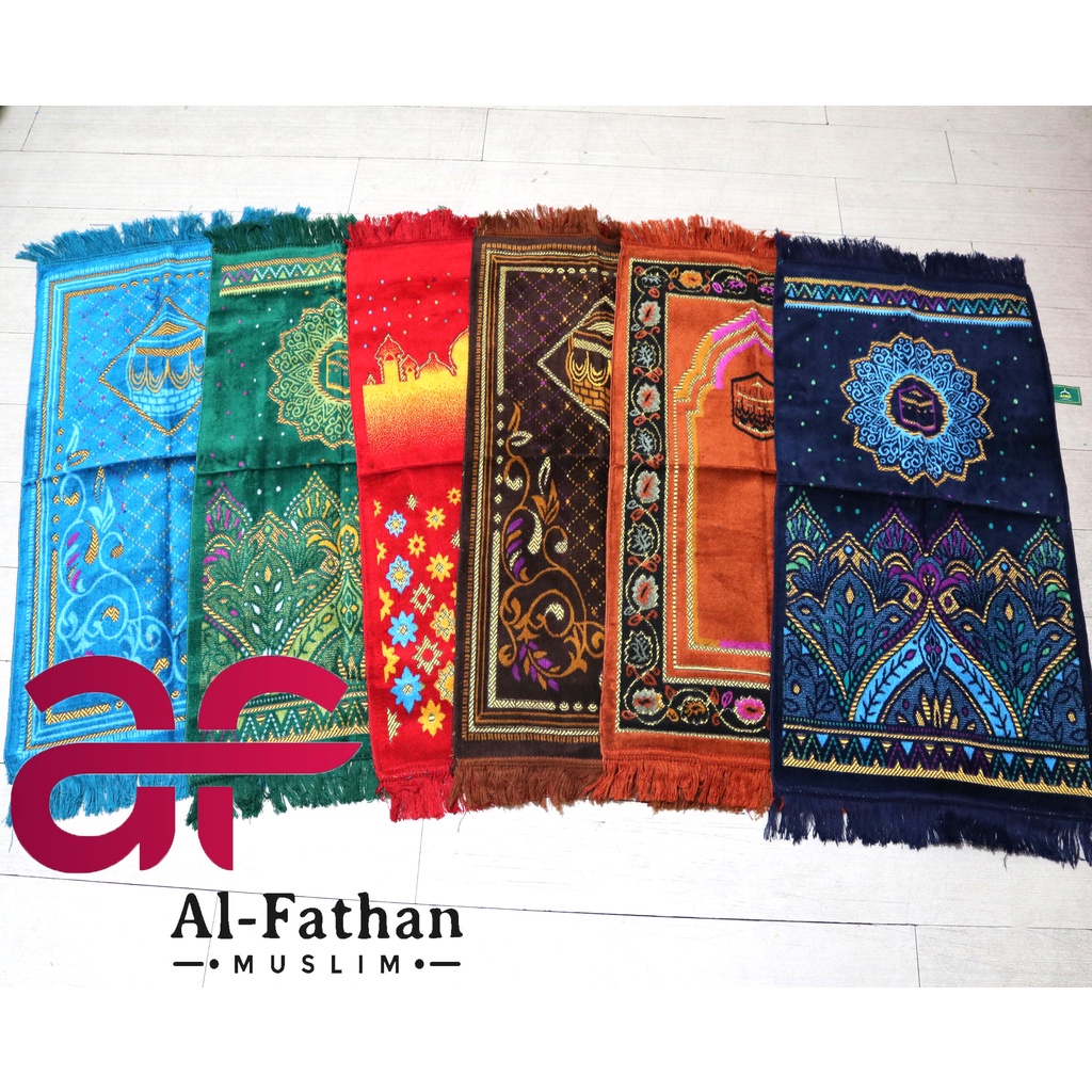 Sajadah Bulu Personal Tebal Turkey Ukuran +-55x110CM Sajadah Midi Ukuran Tanggung