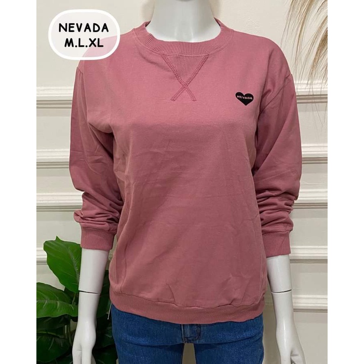 Sweater Nevada Cewek /Sweater Polos Wanita/Sweater Nevada Polos Kekinian/