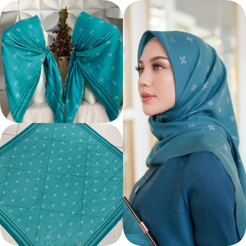 Hijab Motif Halwa / Hijab Branded Segiempat