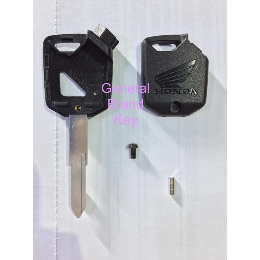 Kunci Set Bestseller - 2-In-1 Set: Bahan Kunci Motor Honda Vario 150 Alarm: Casing & Key
