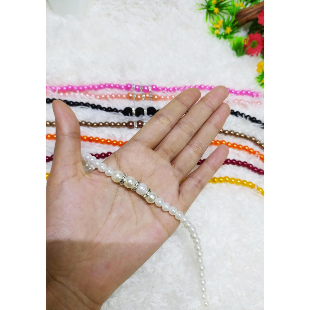 Konektor Masker Mata Bling Bling 6mm Pengait Tali Masker konektorHijab