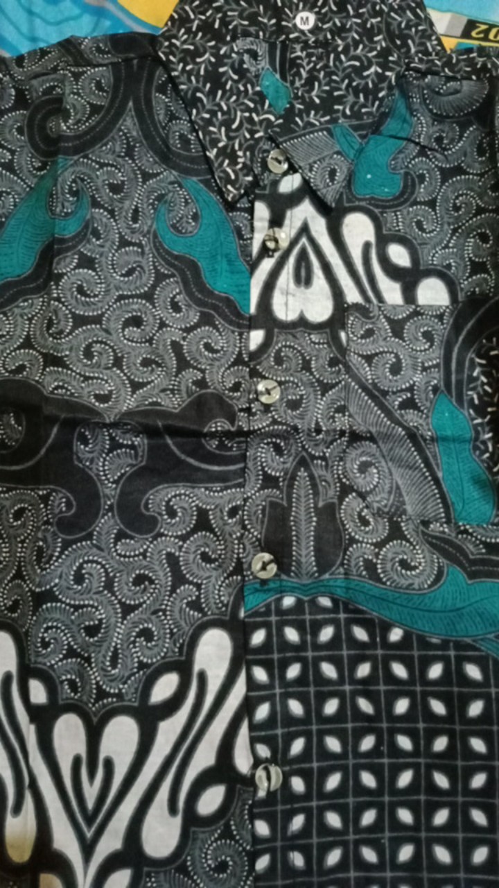 Batik Keluarga - Batik Couple Keluarga Muslim Sogan Family Ayah Ibu Anak Batik Set Family