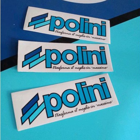 Stiker Vespa Polini racing