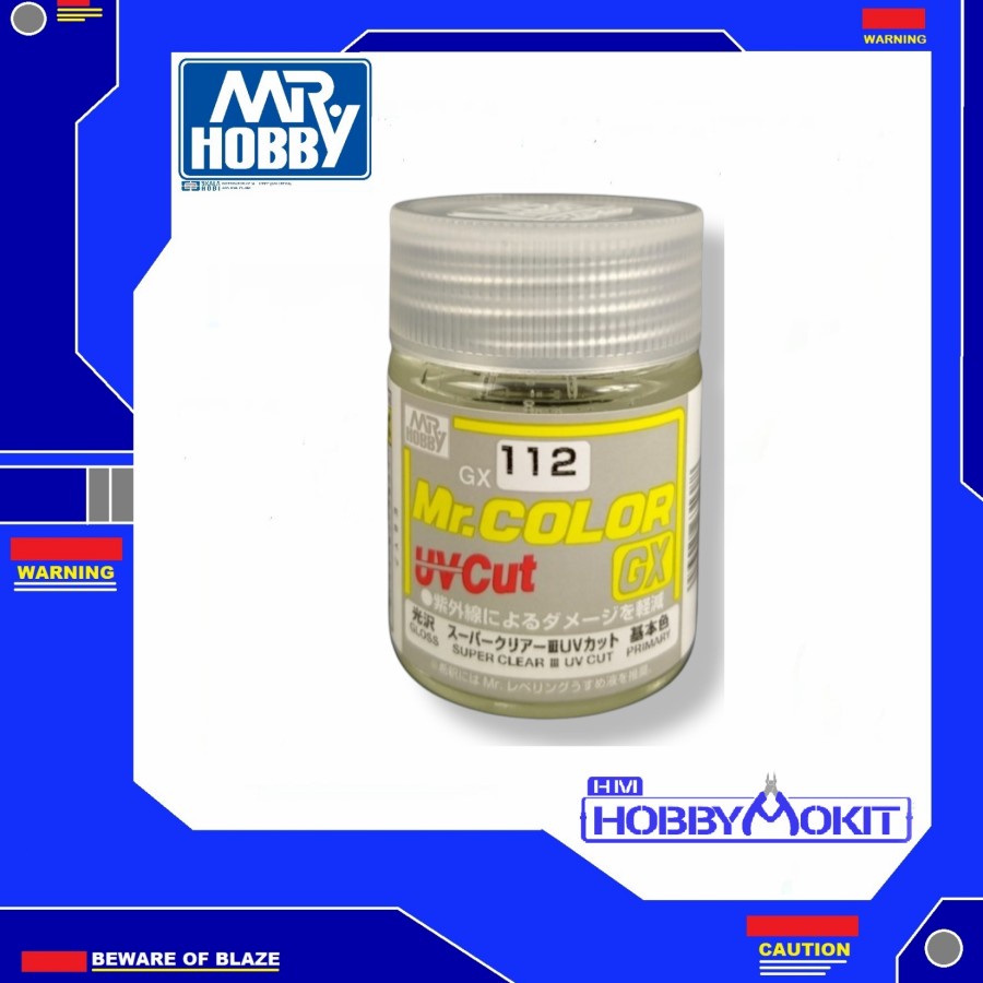 GX-112 SUPER CLEAR III UV CUT GLOSS - MR HOBBY GSI CREOS