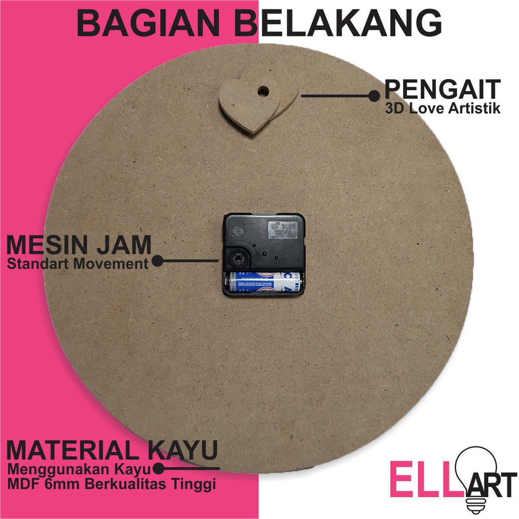 Jam Dinding Unik Rumus MTK Minimalis Pajangan Dekorasi Formula Math Vintage-3