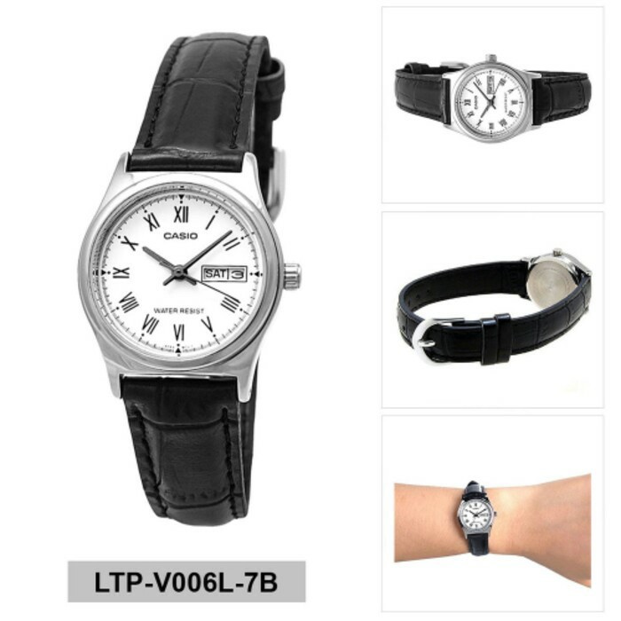 CASIO Original LTP-V006L Series (Jam Tangan Kulit Wanita)