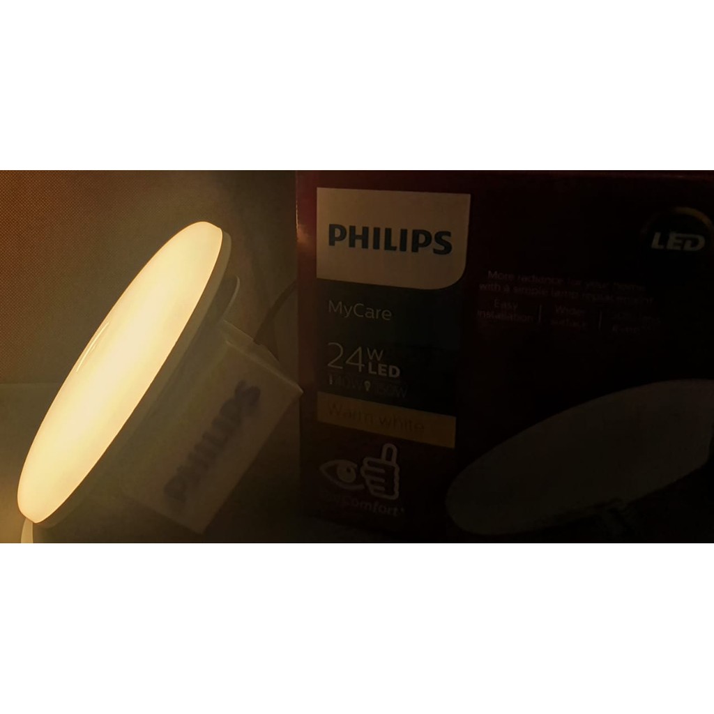 Philips UFO LED Bulb 24W 24 Watt WWL WarmWhiteLight KUNING