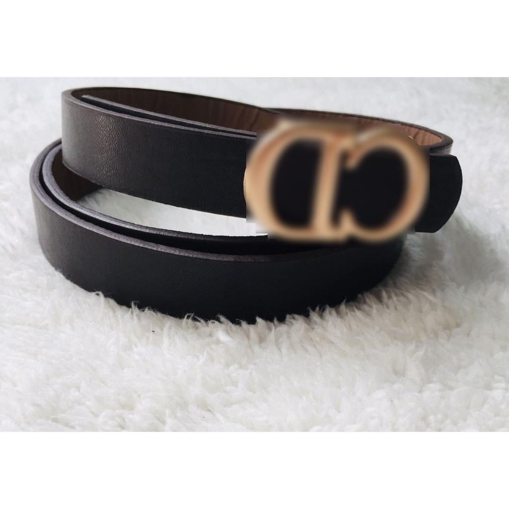 LDS Ikat Pinggang Belt Thin Tali Pinggang Wanita Fashion Sabuk Kulit Import Murah