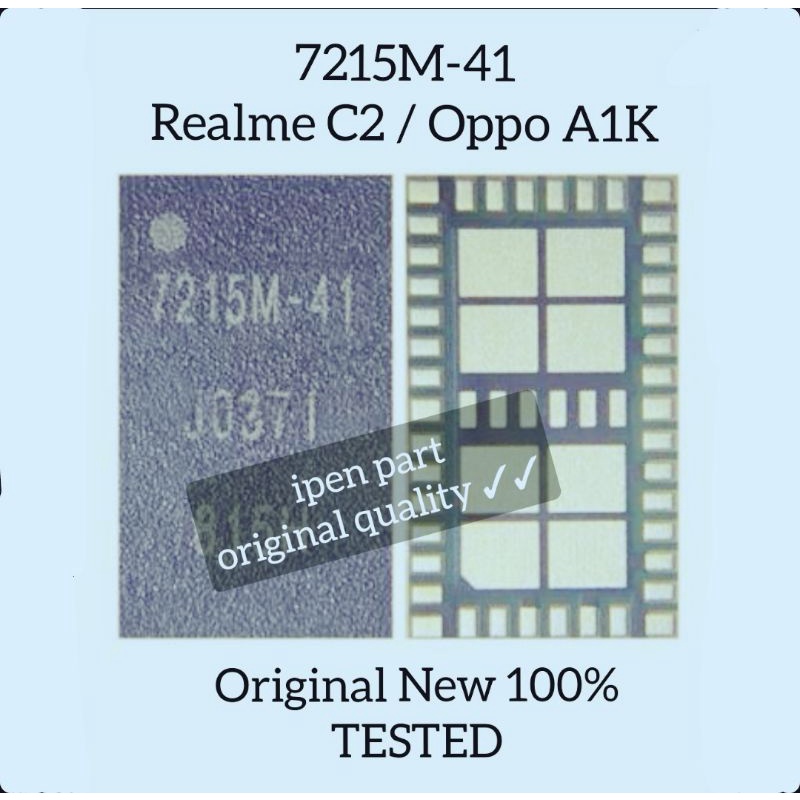 IC RF 7215M-41 REALME C2 A1K ORIGINAL NEW TESTED 7215M 41