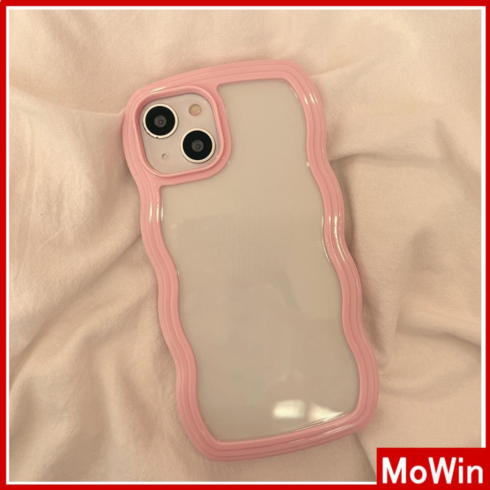 iPhone Case 2 in 1 Wave Candy Case Silicone Soft Case Clear Case Acrylic Frame Protection Camera Shockproof Compatible For iPhone 11 iPhone 13 Pro Max iPhone 12 Pro Max iPhone xr