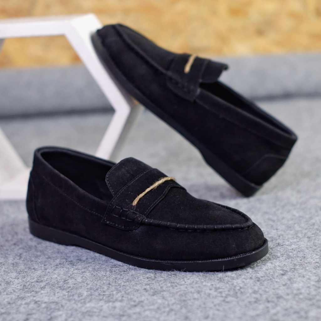 BURAY X SEPATU SLIP ON PRIA LOAFER BOI DEWASA SUEDE PREMIUM CASUAL FORMAL SLIP ON PRIA KERJA KANTOR GURU PNS PESTA RESMI NYAMAN || SLIP ON PRIA PANSUS BERKUALITAS 2022