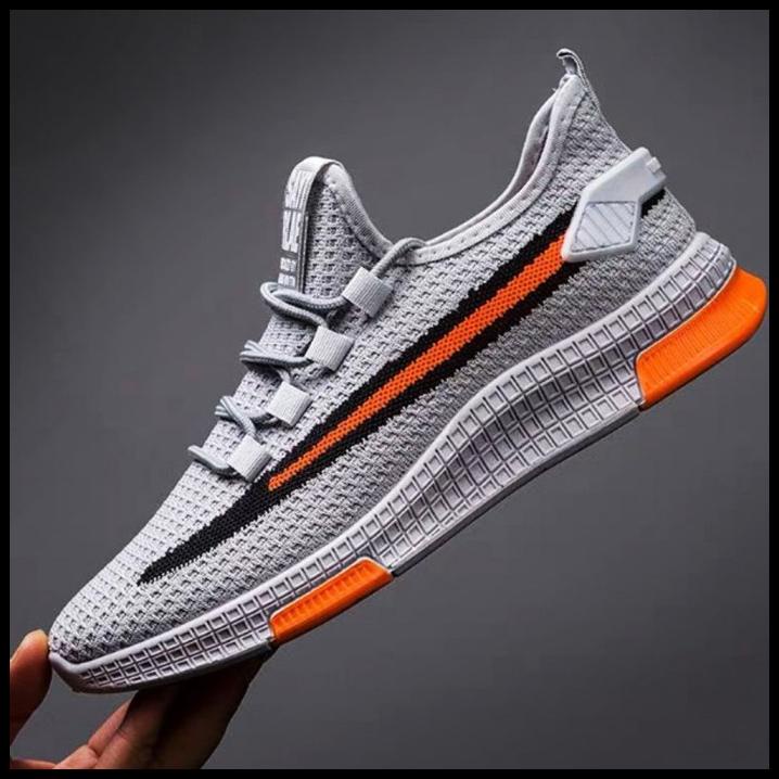 Pennay Men Shoes - Sepatu Sneakers Kasual Import Pria V74 - Running