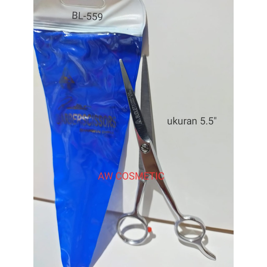 GUNTING POTONG RAMBUT BUDLET ASLI STAINLESS FULL