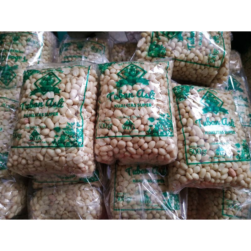 Jual Kacang Kupas Kacang Tuban Asli Kualitas Super Kacang Tanah Kupas