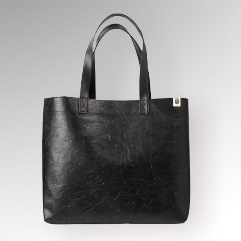 Totebag Bape Big Leather Appendix Gift Original