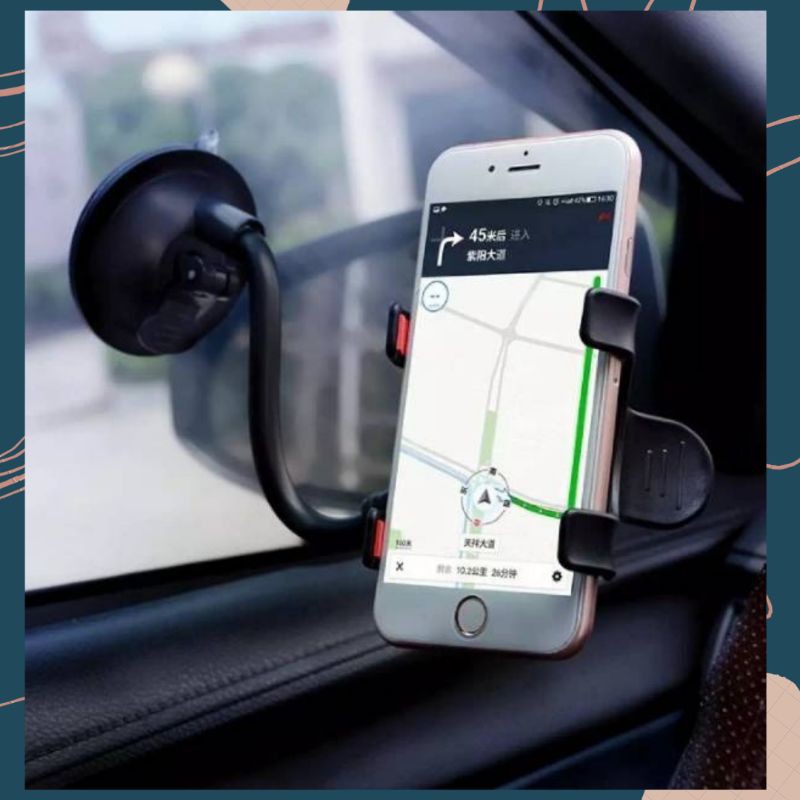 Holder Jepit Mobile Phone Holder Mobil Untuk HP
