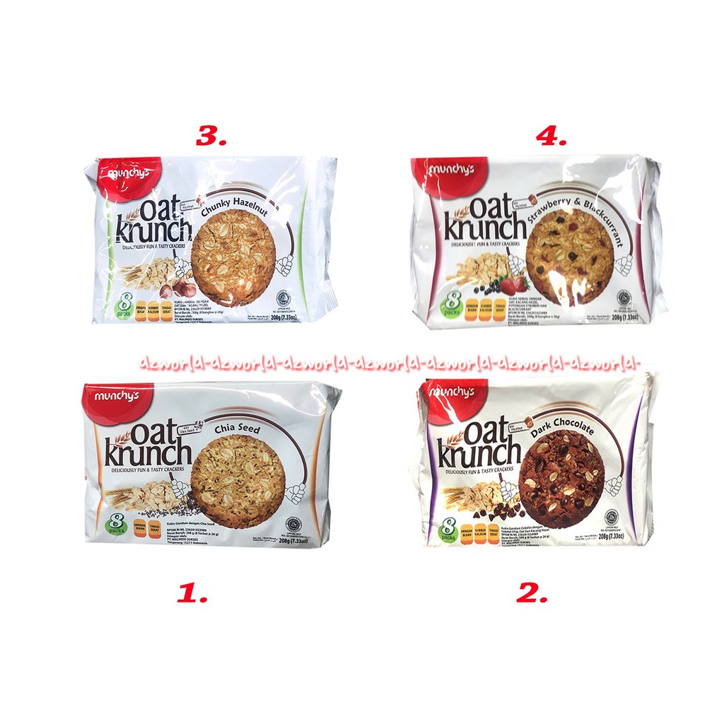 

Munchy's Oat Krunch 280gr Strawberry Snack CemilanMunchy Munchys