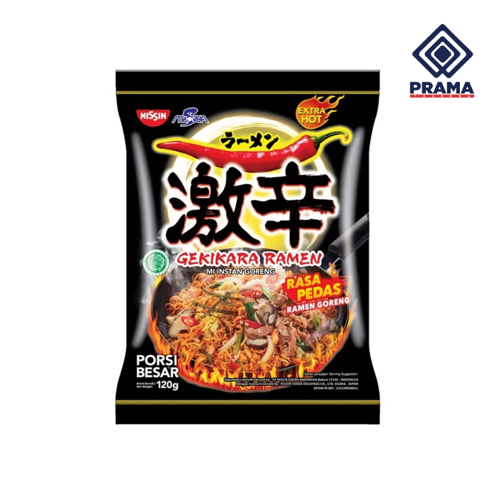 

NISSIN GEKIKARA RAMEN GORENG PEDAS 120 G