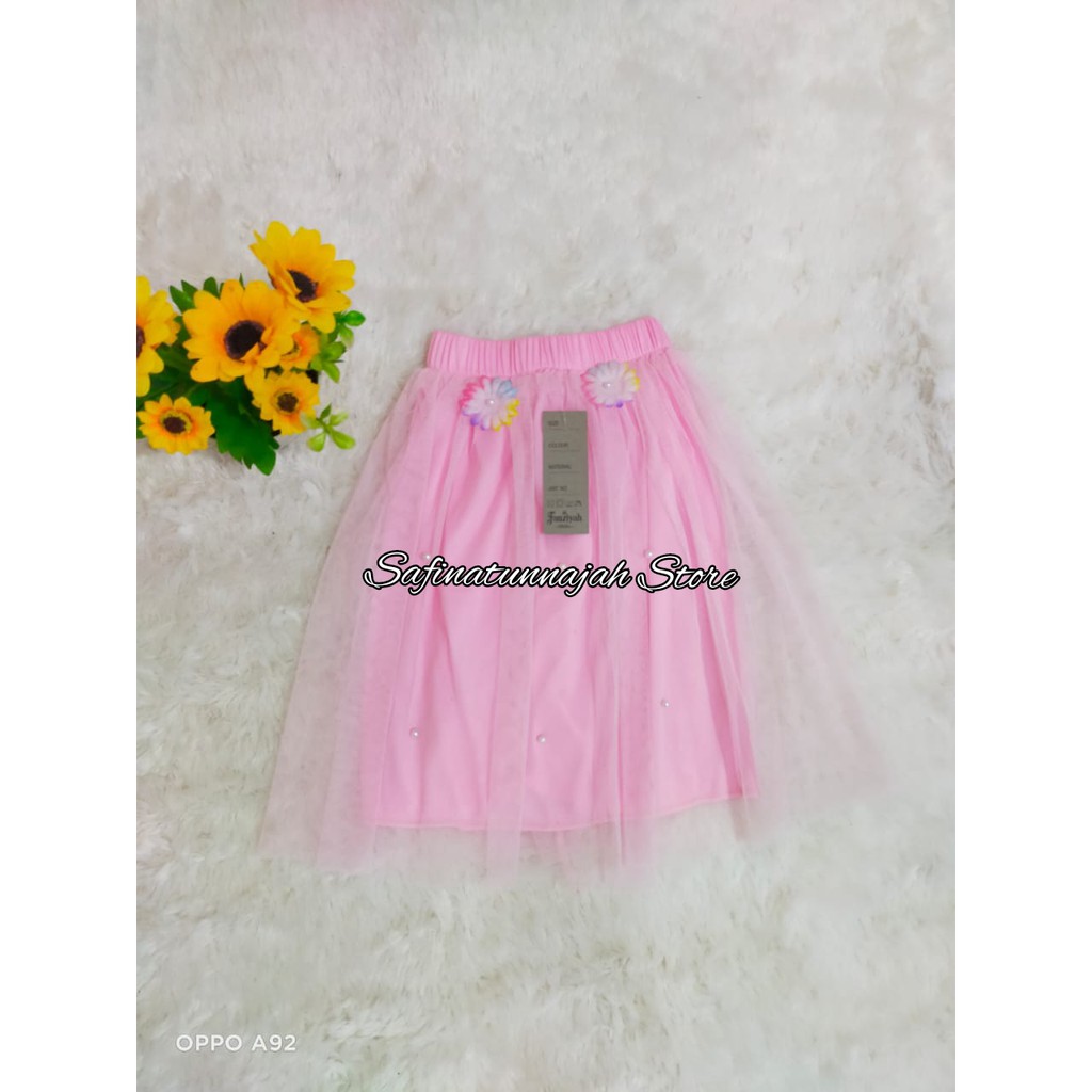 Rok Tutu Anak Mutiara Usia 2-4 Tahun Variasi Bunga-Bunga//Rok Tutu Anak Mutiara//Fashion Anak