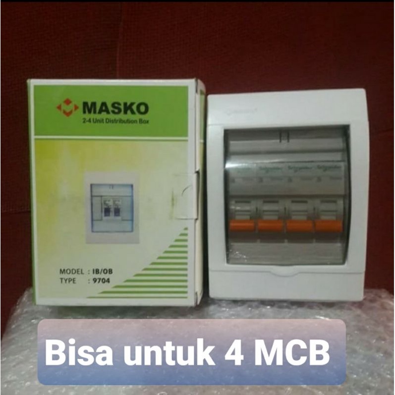 Masko Box mcb 9704 2-4 Group inbow dan outbow IB OB