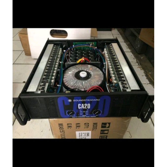 POWER AMPLIFIER CA 20/CA20 SOUNDSTANDARD ( BODY PANJANG )Murah