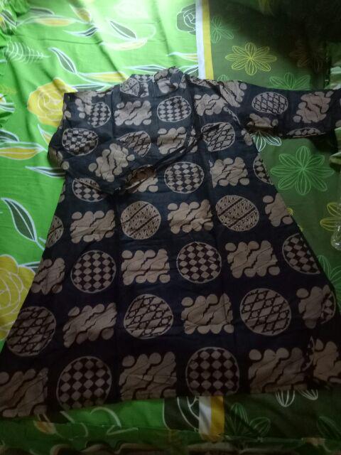Terlaris Serut Genes Jelita Tunic Navbor Yelbor Whitbor Creambor Tunik Batik Modern Hrb030 Dolbi Dob