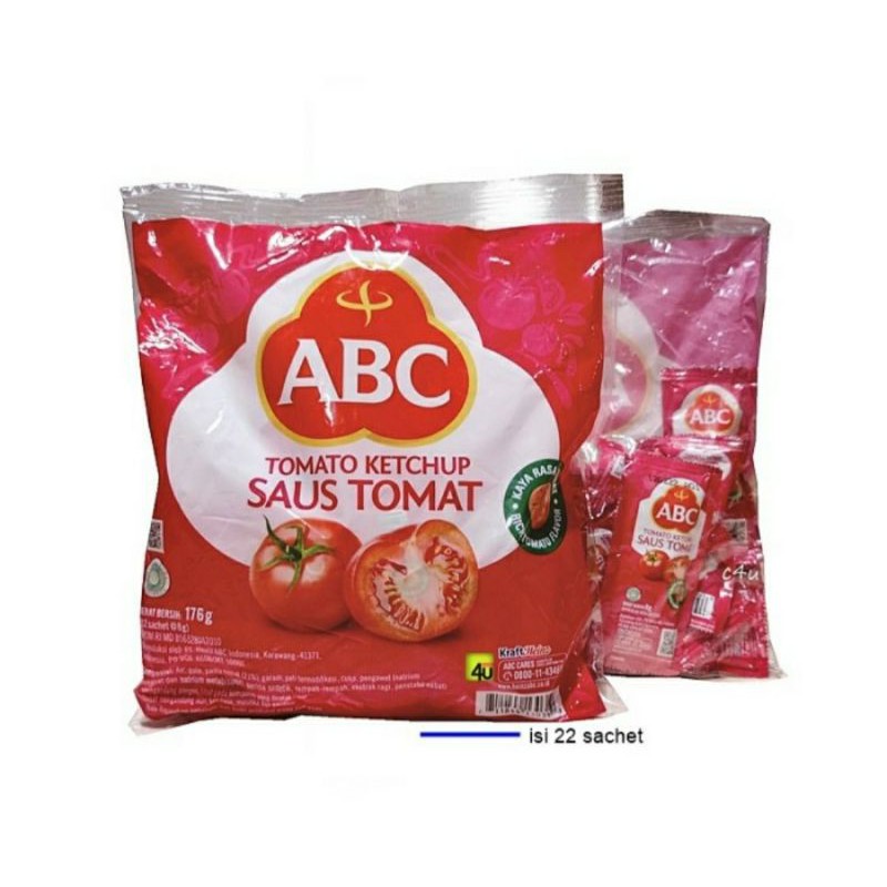 ABC sambal tomat sachet 8gr x 22 sachet