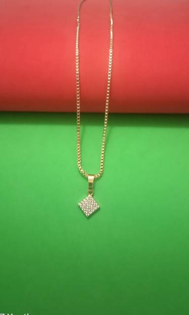 Kalung wanita lapis emas 18 k xuping