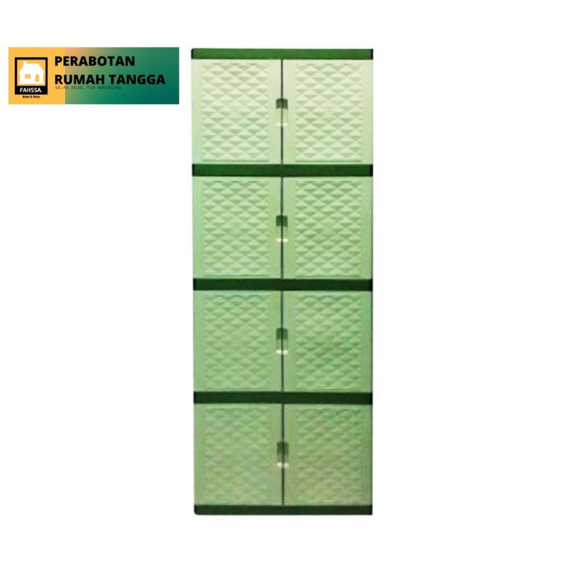 Lemari Plastik GMCC Susun 4 Bongkar Pasang | Lemari Gmcc Tabitha Susun 4 dan 5 | Pusat Perabotan Rum