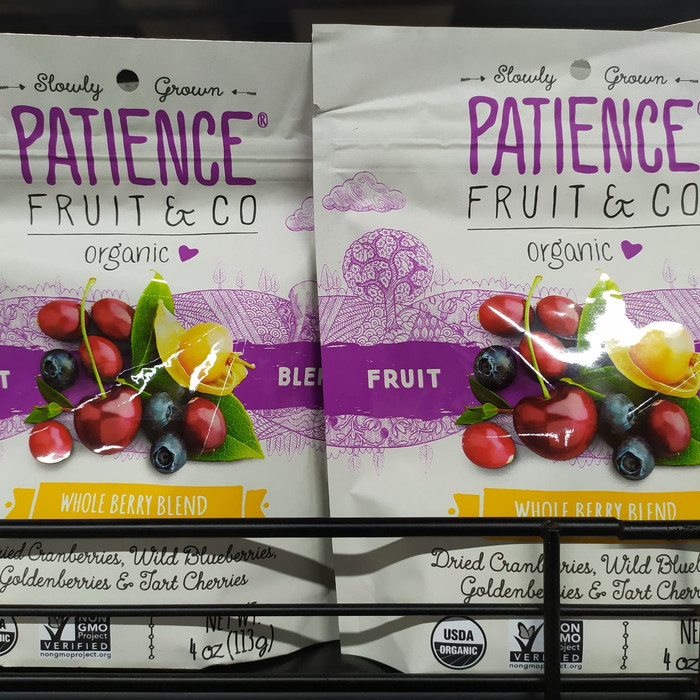 

PATIENCE Fruit&Co Organic Whole Dried Berry Blend 123gram