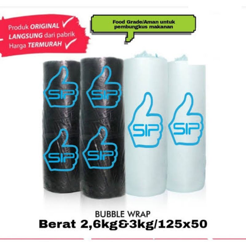 

BUBBLE WRAP 50X125 TEBAL KUALITAS SIP
