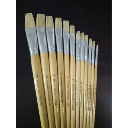 

Kuas / Kwas / Kuwas Lukis Eterna No 1 2 3 4 5 6 7 8 9 10 11 12 / 12 pcs