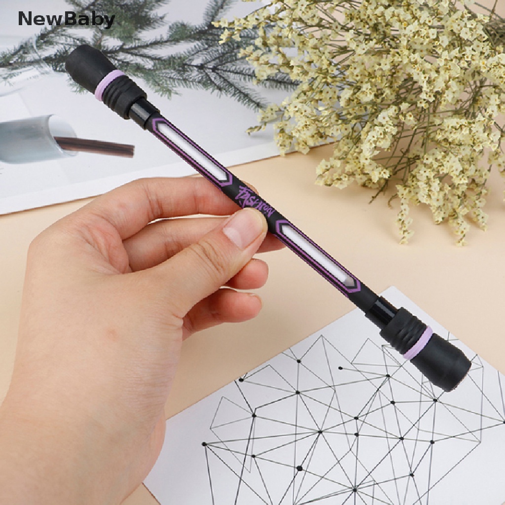 NewBaby Spinning Pen Creative Random Rotating Gaming Gel Pens for Student Gift Toy ID