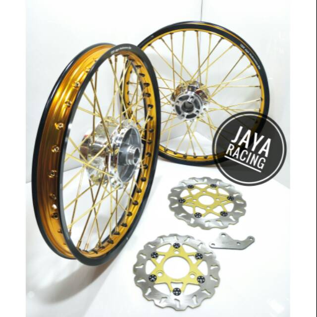 Velg TDR ring 17 Lebar 160 140 Satria Fu sepaket plus cakram dan stel velg siap pakai