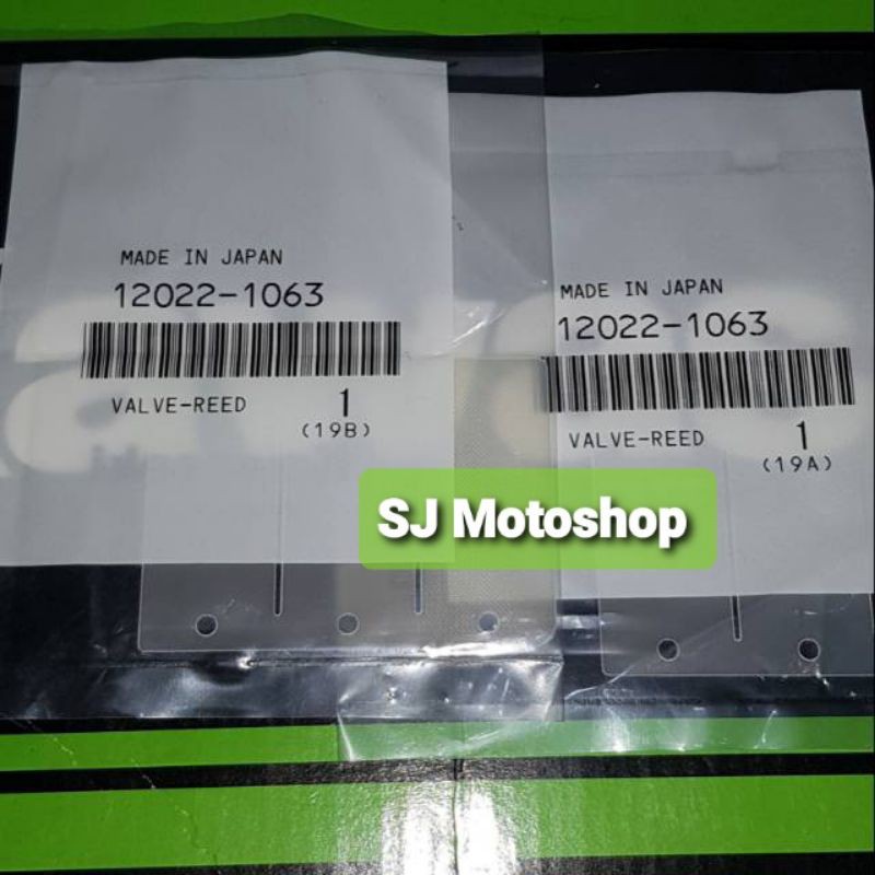 Plat Membran / Lidah Membran KX Set Original Kawasaki
