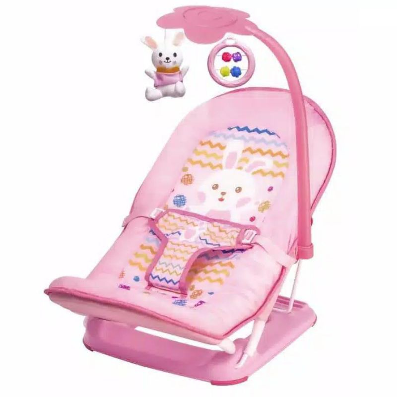 [TERMURAH BAMS] Bouncer Space Baby Exotic 10 in 1 ZX 1803 1804 1805 SB 8630 Kursi Santai Bayi Pliko Infant Seat Baby Elle BE-8318 T Mastela Fold Up Pocco Seat Kado Ultah Anak Bayi-Pocco infant-Pink