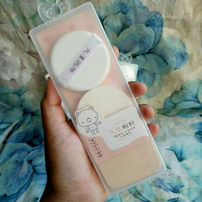SPONGE CUSHION BOX MIKA/SPONGE CUSHION BASAH + KUAS EYESHADOW