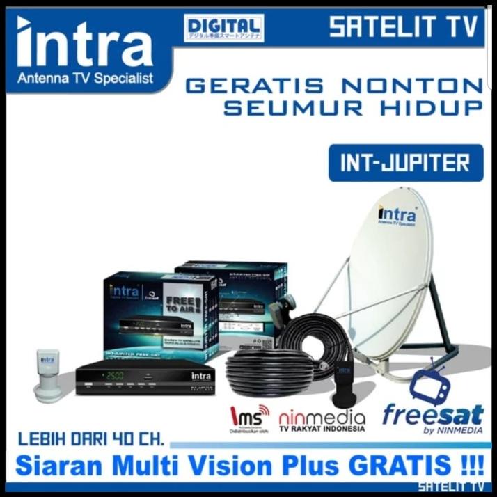 Jual Intra Parabola Ninmedia Lengkap Set Up Box Int Jupiter Rx Rekomendasi Shopee Indonesia