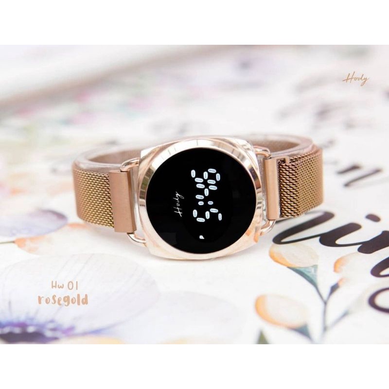 Jam Tangan Wanita Hody Watch HW01 rosegold