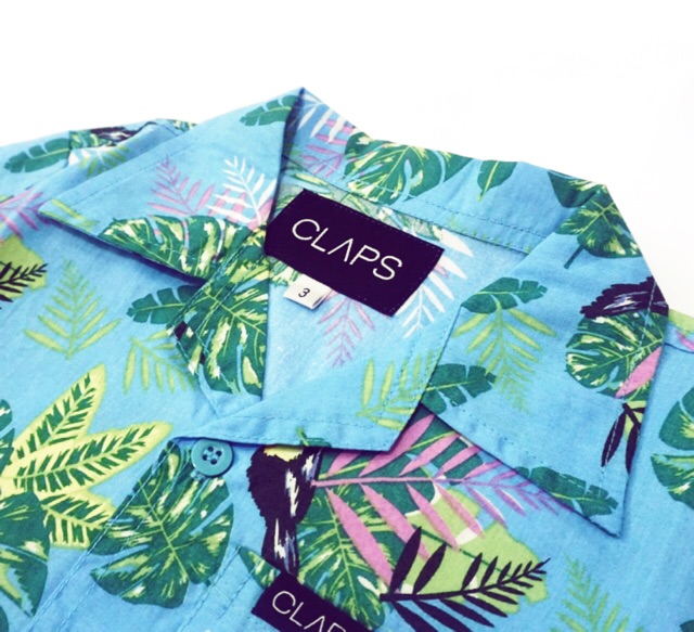 CLAPS - Monstera Loose Fit Print Shirt (Kemeja Anak)