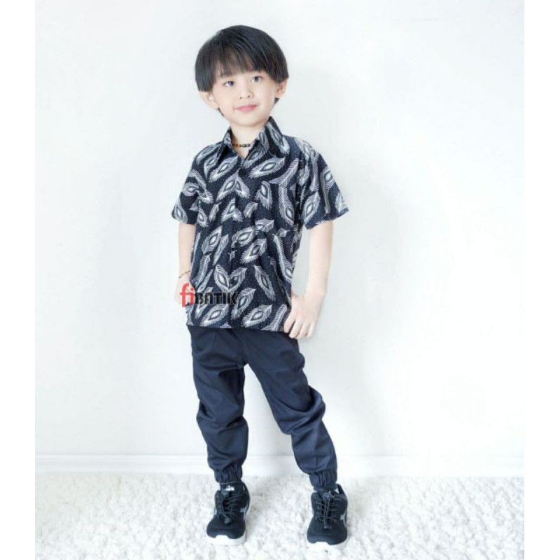 HEM BATIK ANAK LENGAN PENDEK TEMURAH USIA 2-10TH DI SHOPEE (BISA COD)