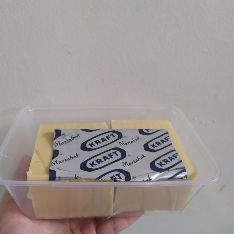 Keju Cheddar Kraft Foil Asli Kiloan