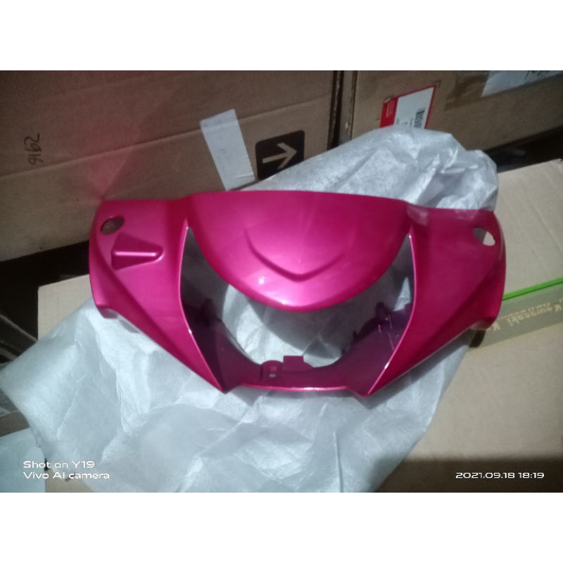 100%ORI COVER BATOK LAMPU DEPAN KEPALA SUZUKI SPIN 125 NEW SR SGP ASLI PINK 2008 2009