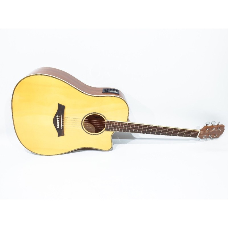 Gitar Akustik Elektrik Merk Cowboy Original Tipe GWC-240 NAS Warna Natural EQ TUNER Cowboy Listrik